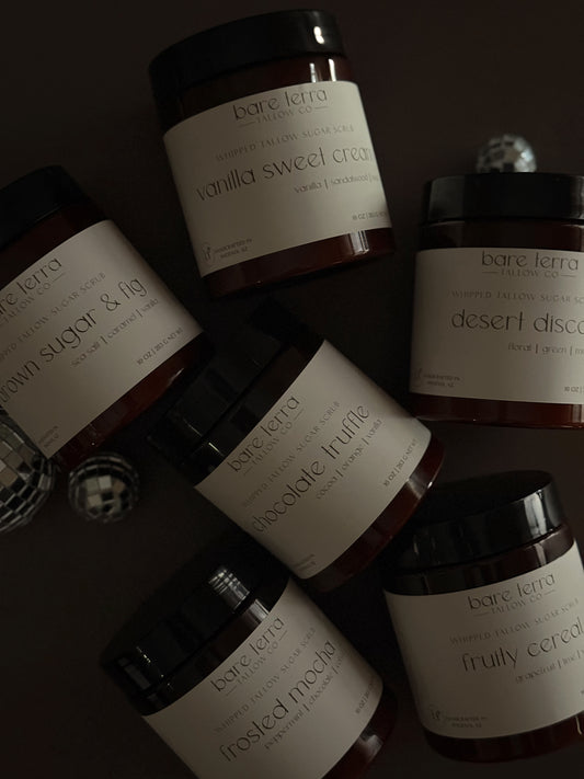 Whipped Tallow Sugar Scrub